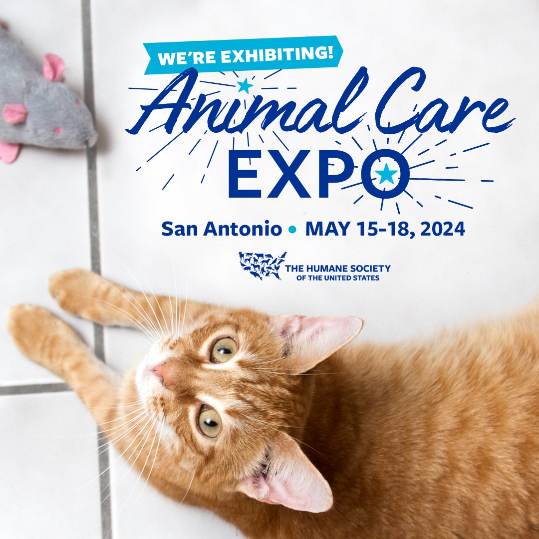 We're exhibiting at attending Animal Care Expo