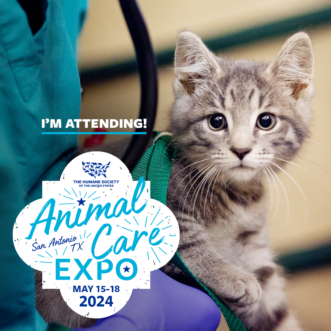I'm attending Animal Care Expo