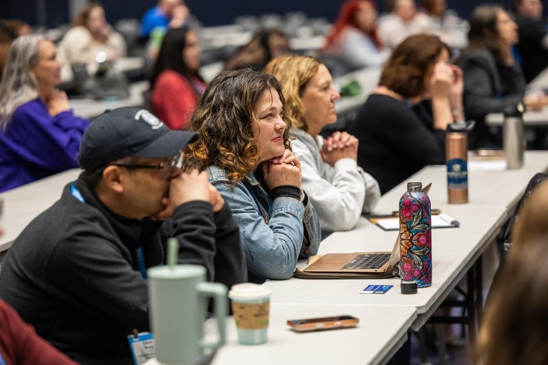 Attendees at a workshop