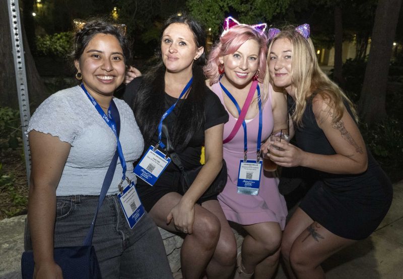 Group of women at Expo party