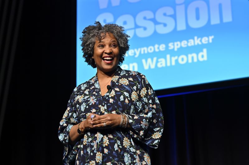Karen Walrond on stage