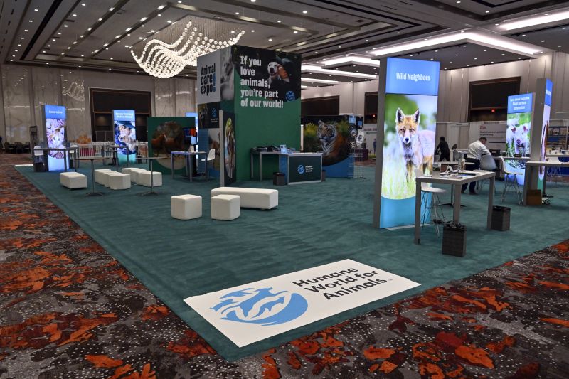 Humane World for Animals Booth