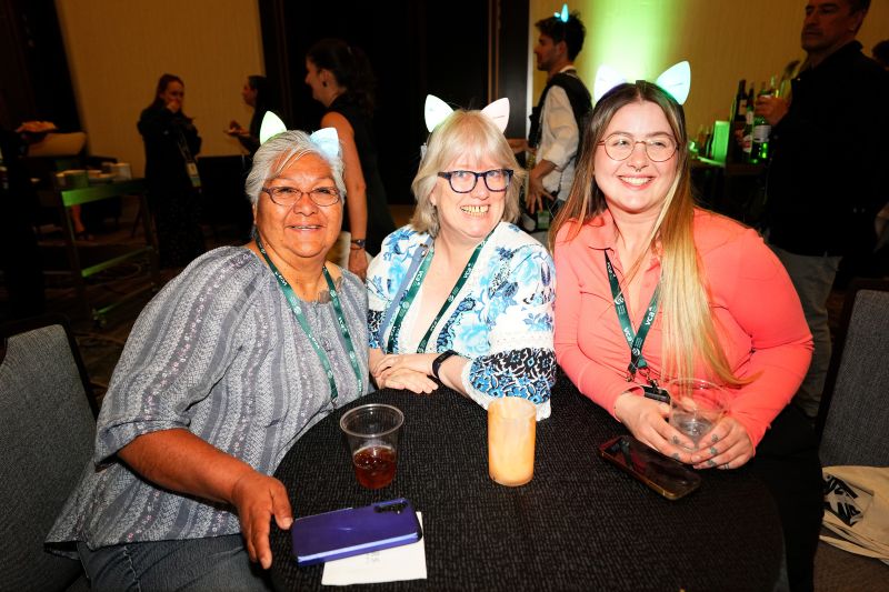 Group with cat ears