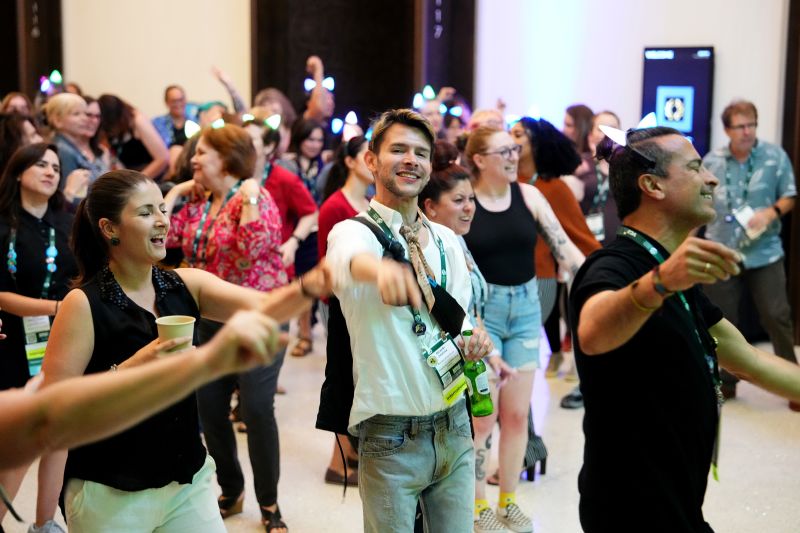 Group dancing