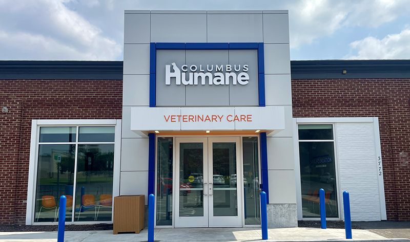 Exterior shot of the Columbus Humane facility.