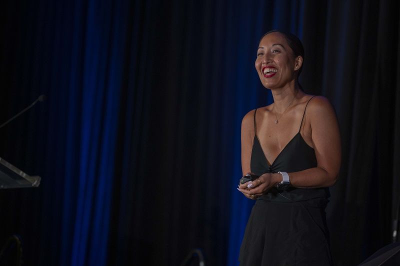 Joanne Molinaro on the main stage