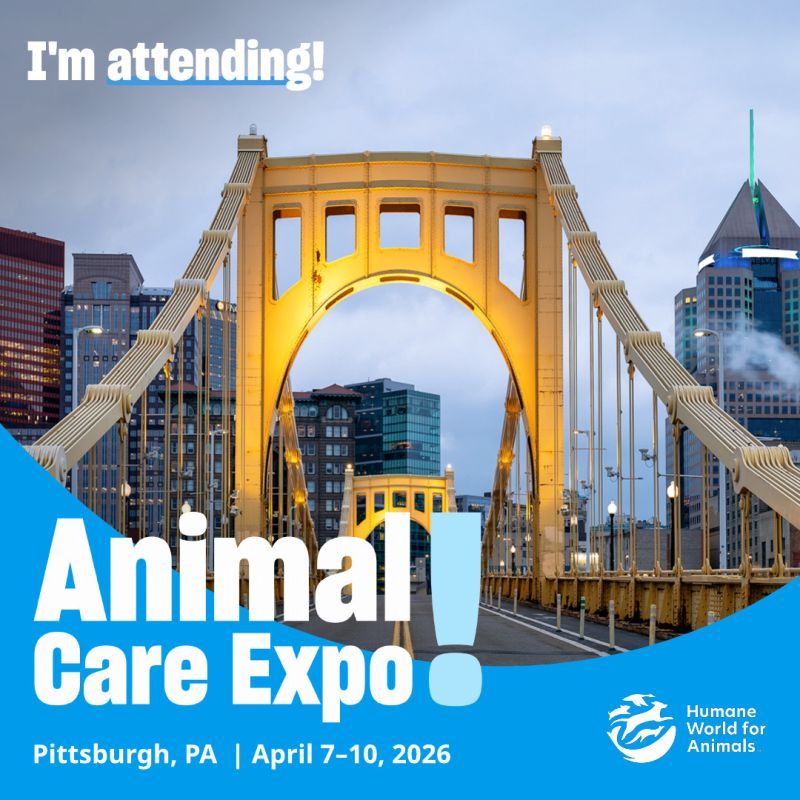 I'm attending Animal Care Expo 2026