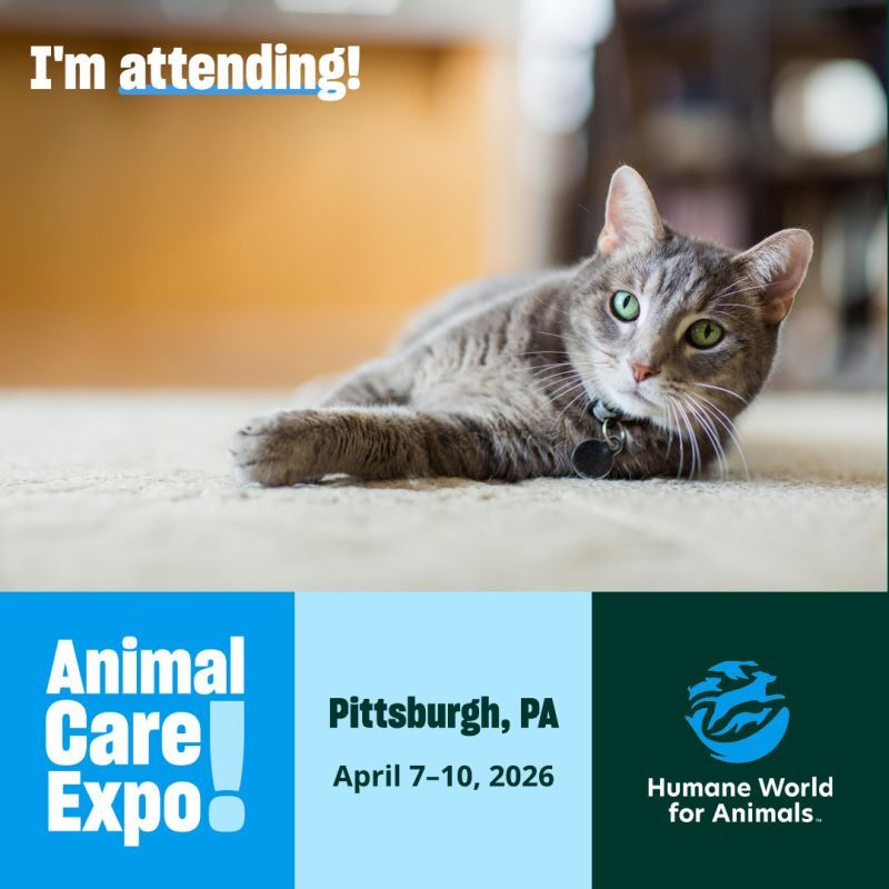 I'm attending Animal Care Expo 2026