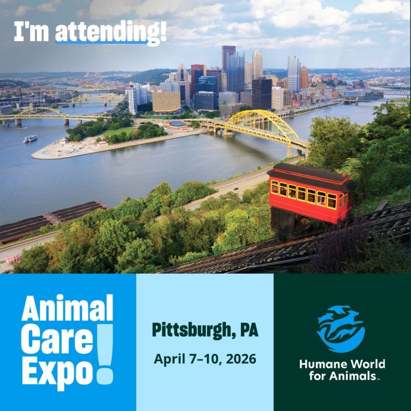 I'm attending Animal Care Expo 2026