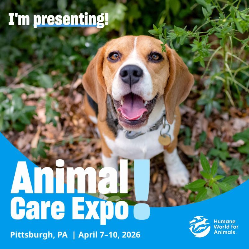 I'm presenting at Animal Care Expo 2026