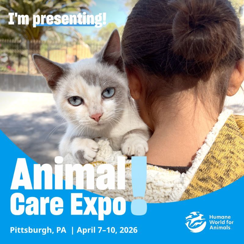 I'm presenting at Animal Care Expo 2026