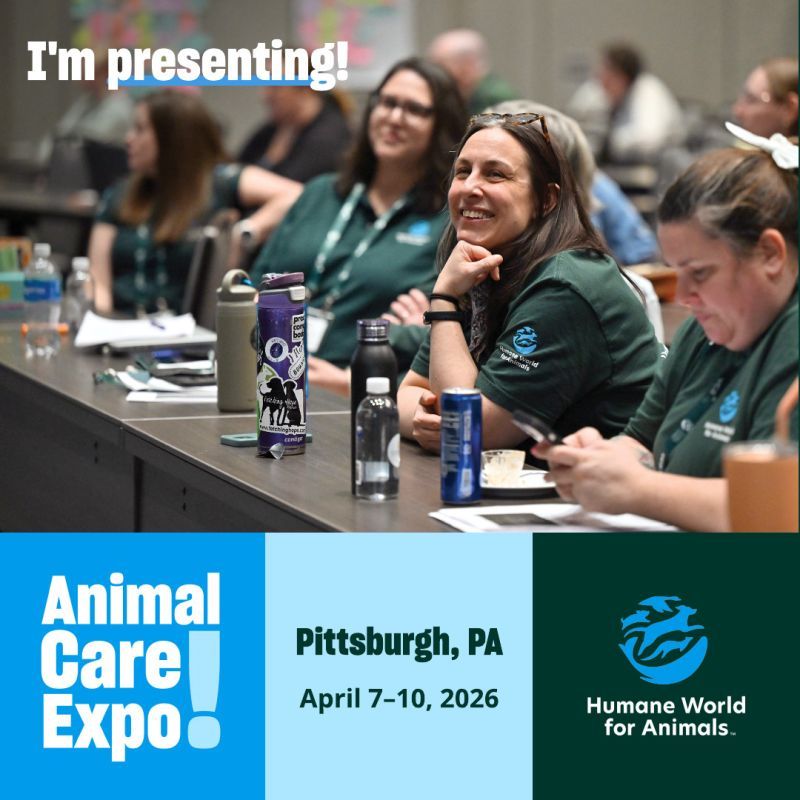 I'm presenting at Animal Care Expo 2026