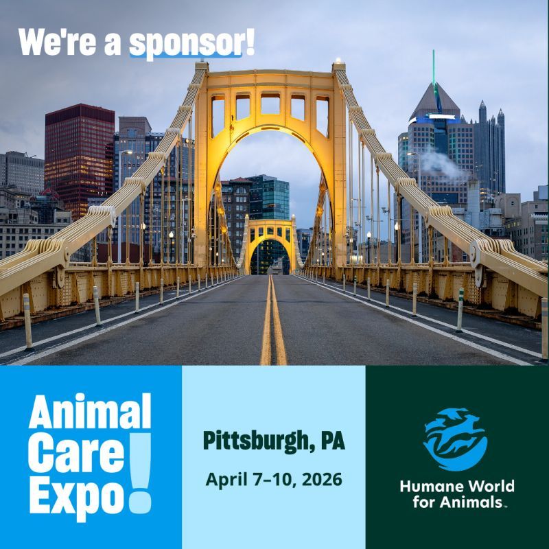 We're a sponsor at Animal Care Expo 2026