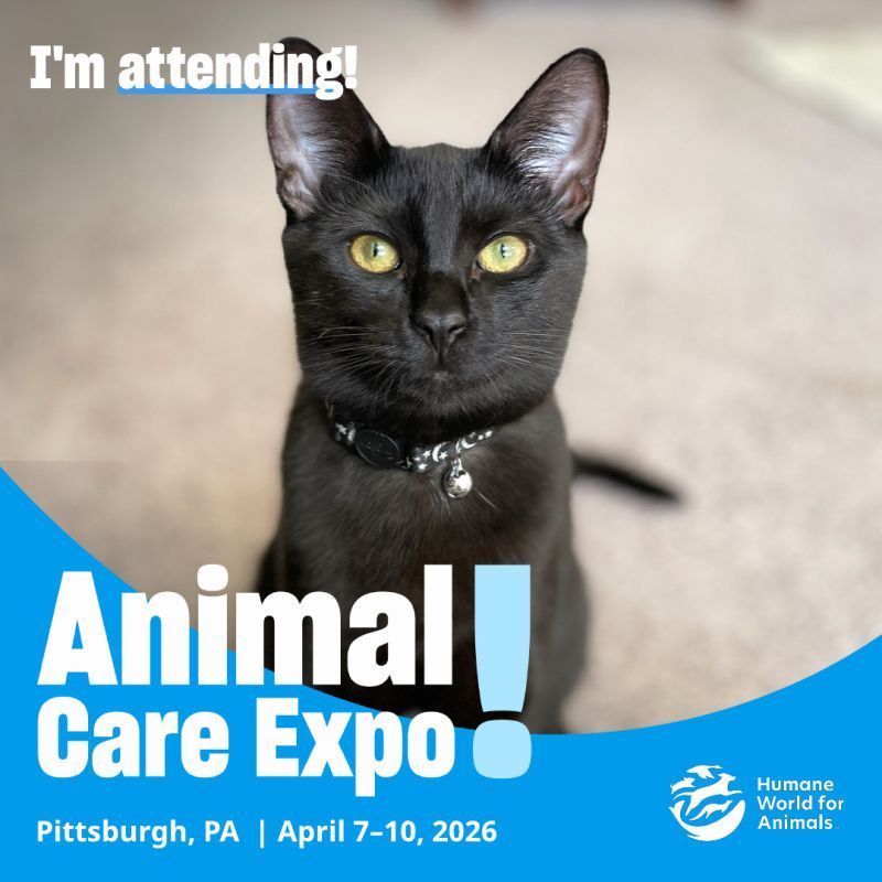 I'm attending Animal Care Expo 2026