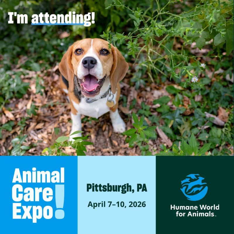 I'm attending Animal Care Expo 2026