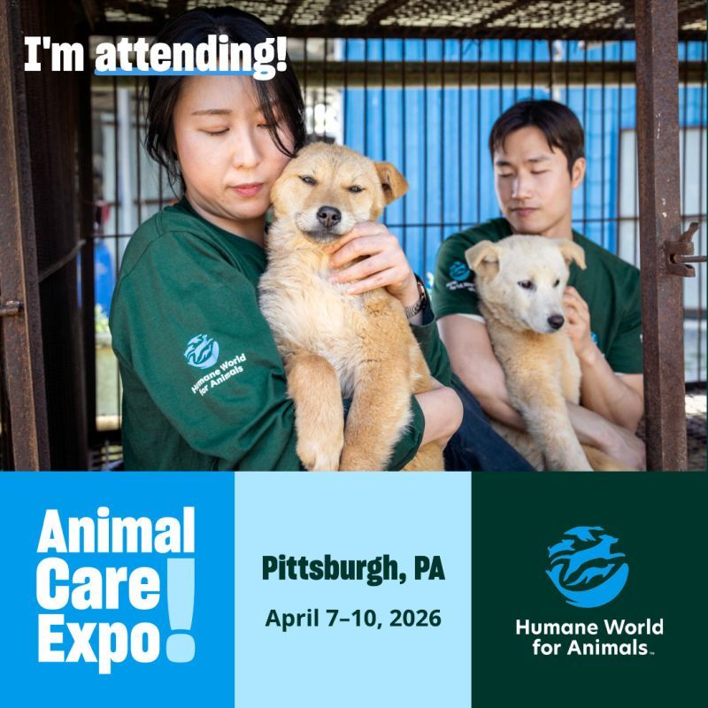 I'm attending Animal Care Expo 2026