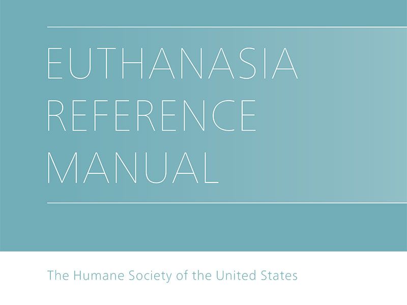 Euthanasia Reference Manual