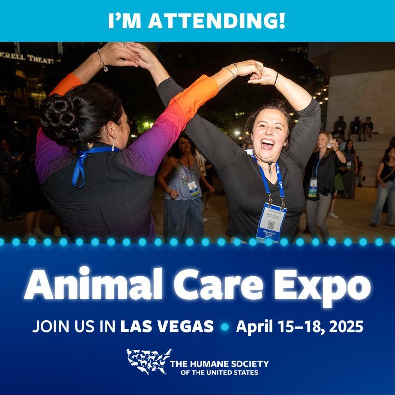 I'm attending animal care expo 2025