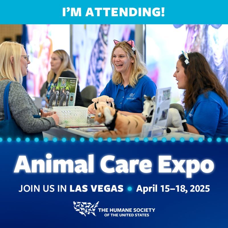 I'm attending animal care expo 2025