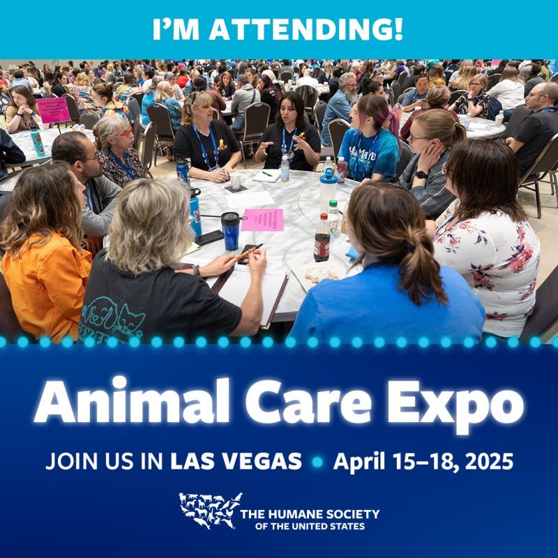 I'm attending animal care expo 2025