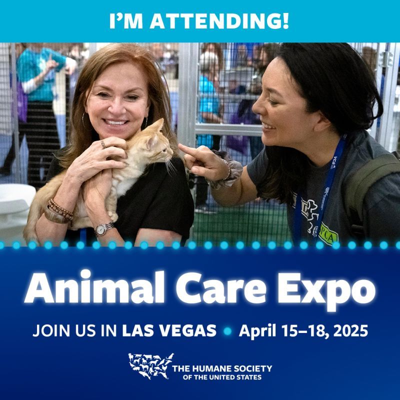 I'm attending animal care expo 2025