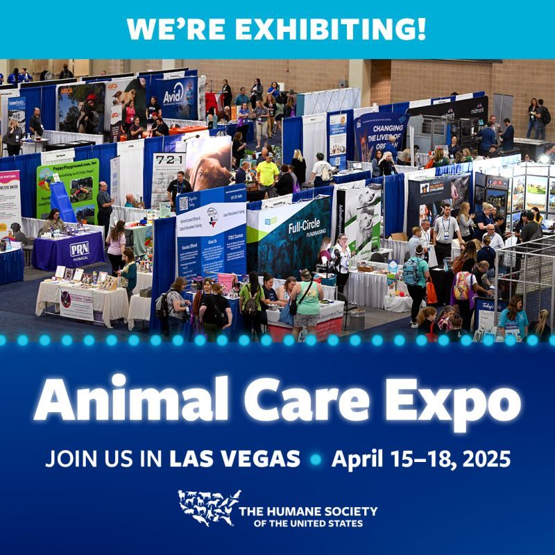 We're exhibiting at animal care expo 2025