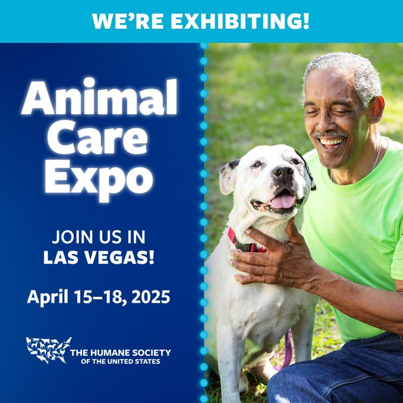 We're exhibiting at animal care expo 2025