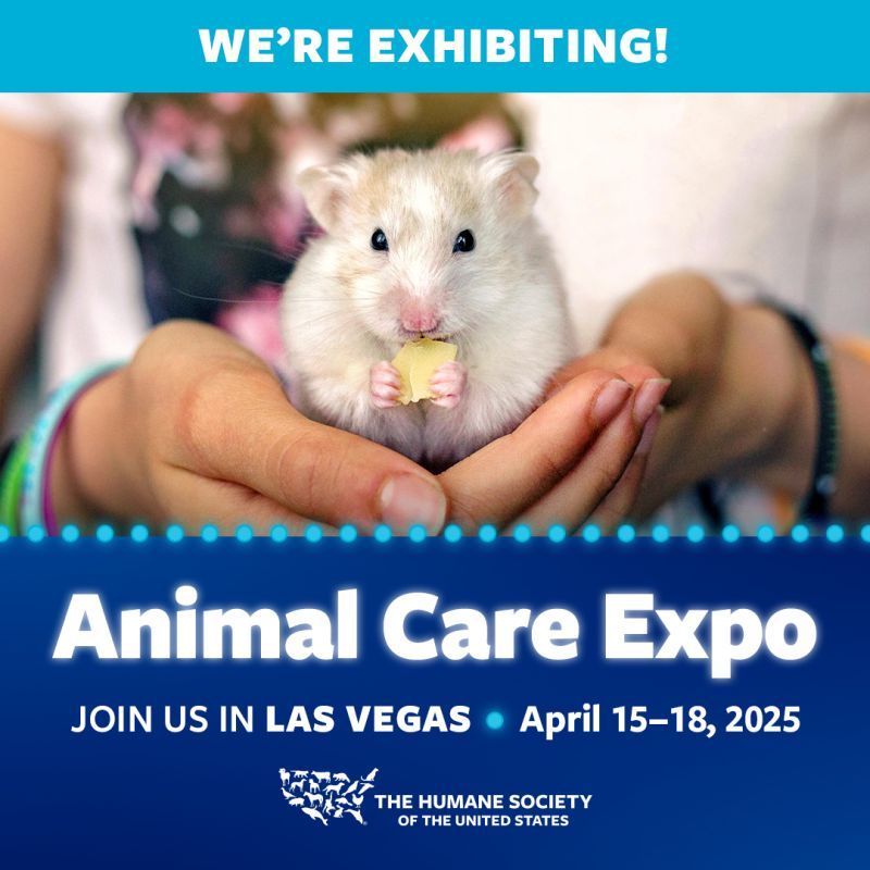 We're exhibiting at animal care expo 2025