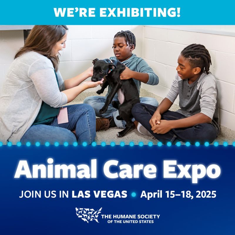 We're exhibiting at animal care expo 2025