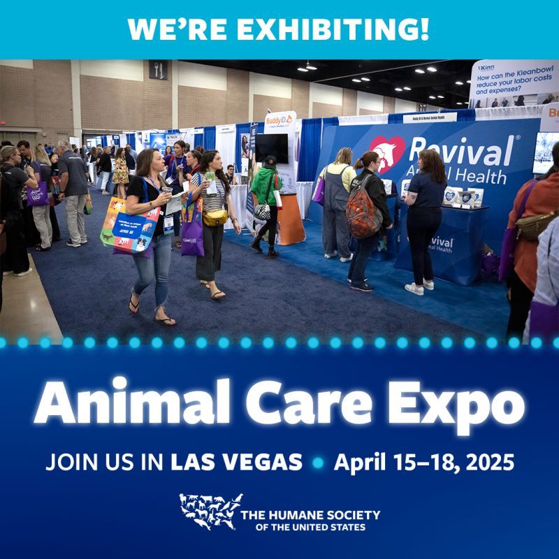 We're exhibiting at animal care expo 2025