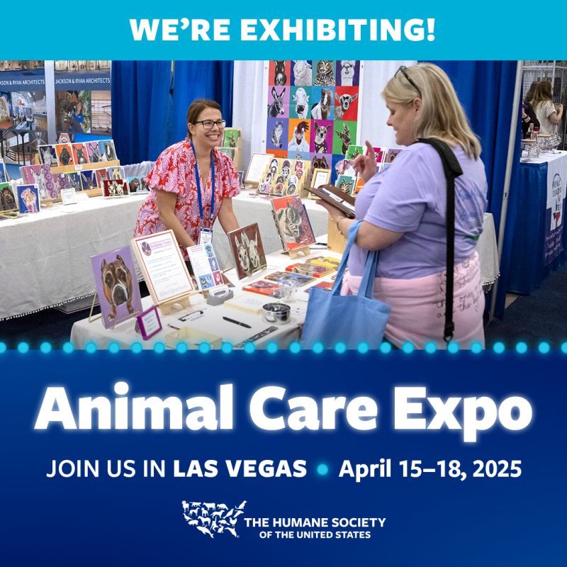 We're exhibiting at animal care expo 2025