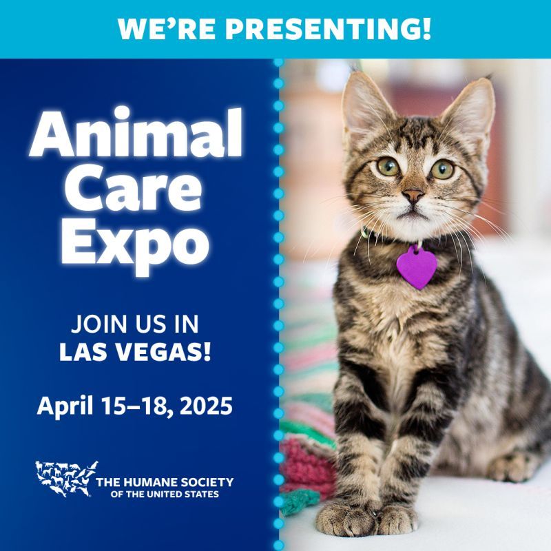 We're presenting at animal care expo 2025