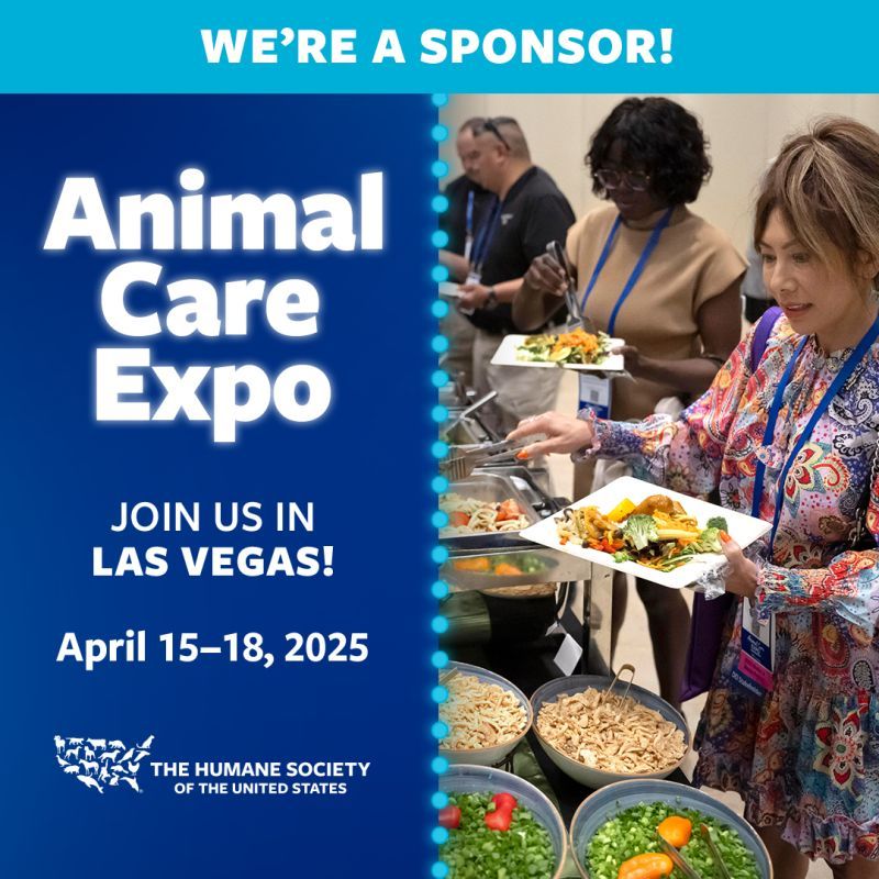 We're a sponsor of animal care expo 2025