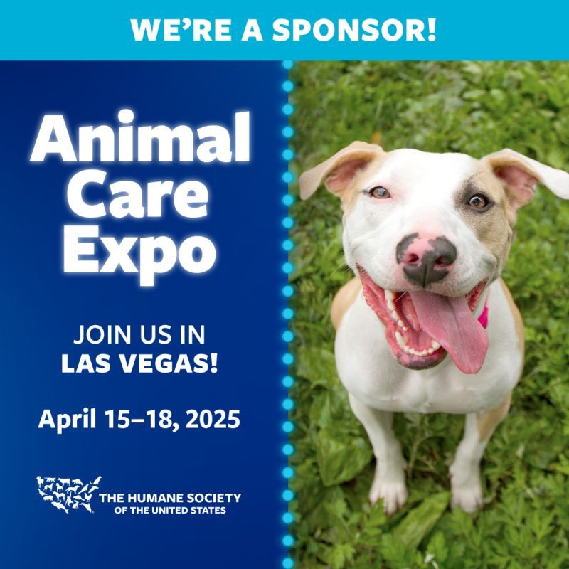 We're a sponsor of animal care expo 2025