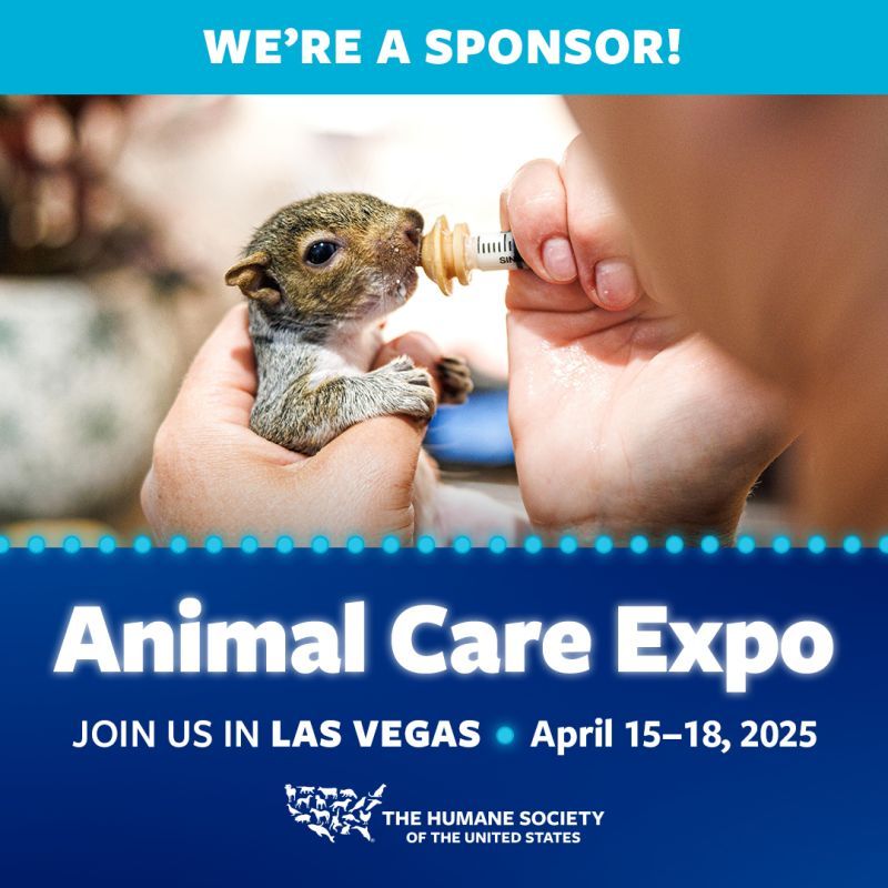 We're a sponsor of animal care expo 2025