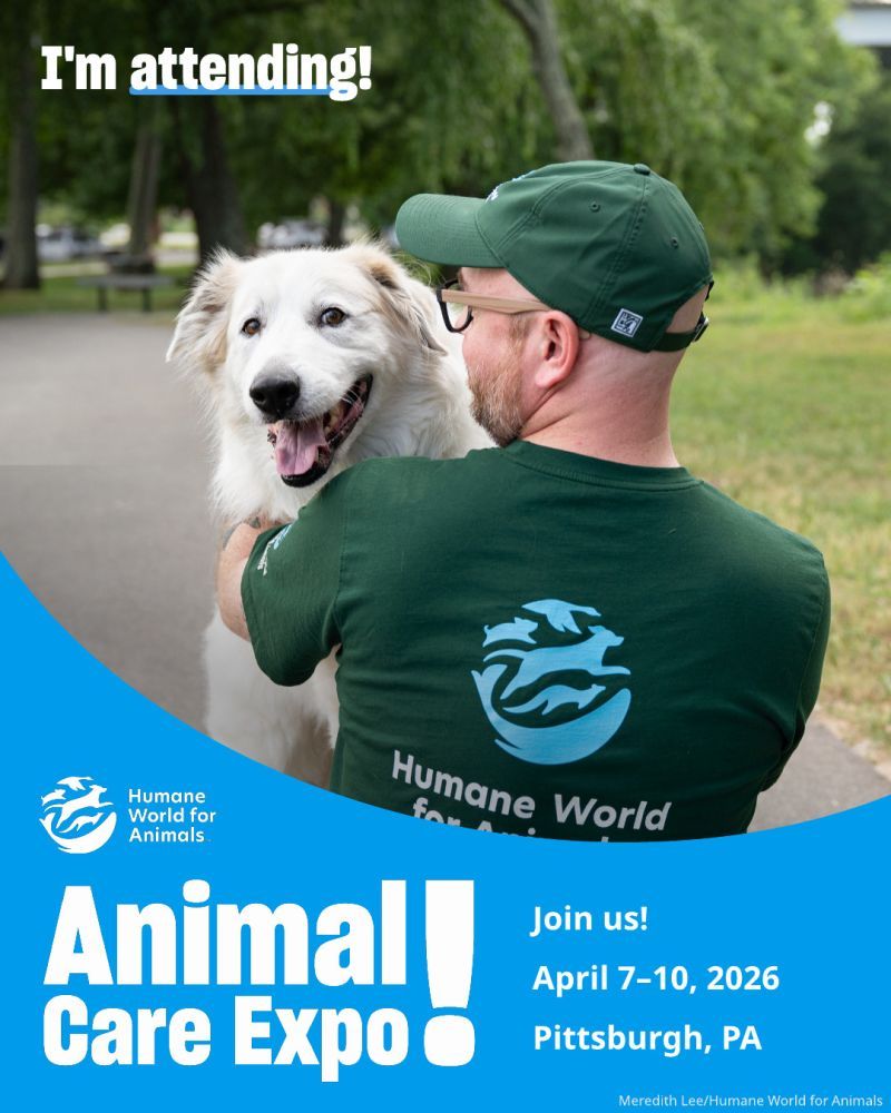 I'm attending Animal Care Expo 2026