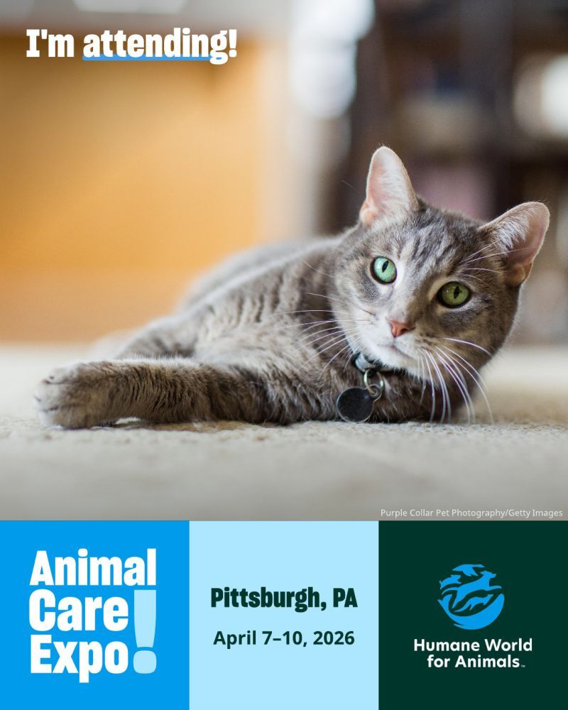 I'm attending Animal Care Expo 2026