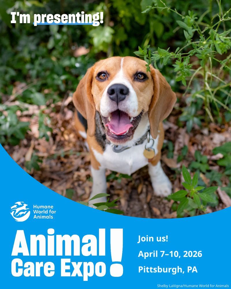 I'm presenting at Animal Care Expo 2026