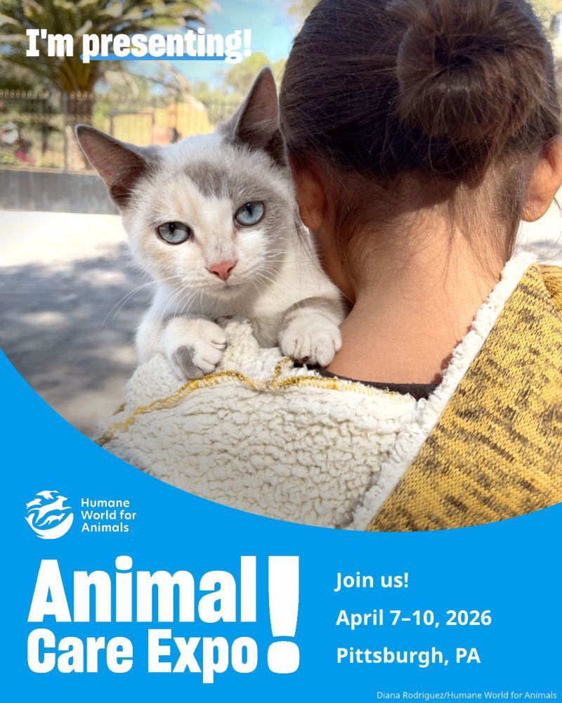 I'm presenting at Animal Care Expo 2026