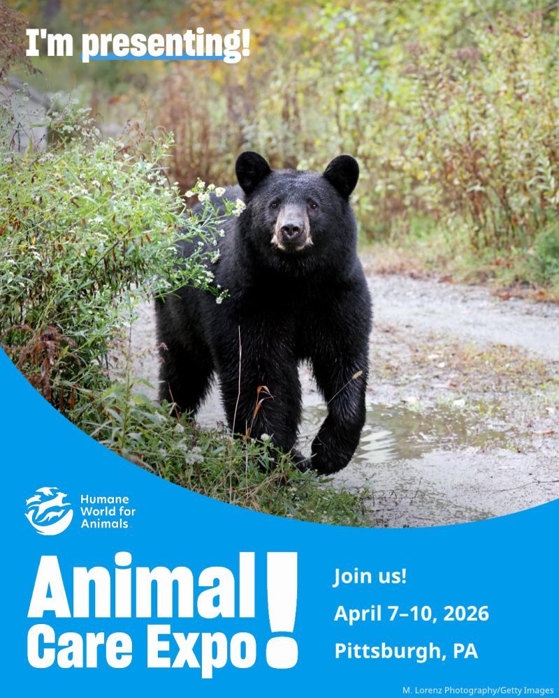 I'm presenting at Animal Care Expo 2026