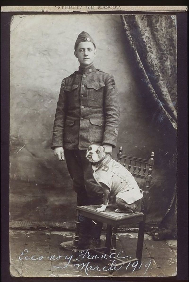 Sergeant Stubby with Robert