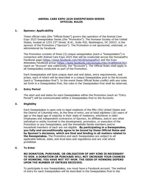 Expo Contest Rules