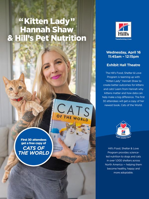 Kitten Lady Hannah Shaw & Hill’s Pet Nutrition