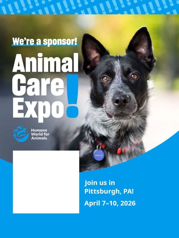 we're a sponsor of animal care expo 2026