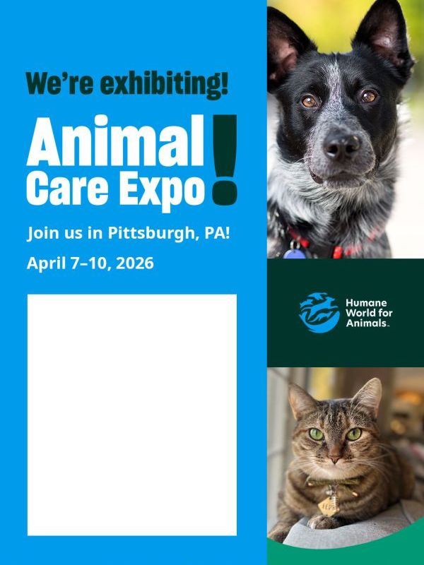 we're exhibiting at animal care expo 2026