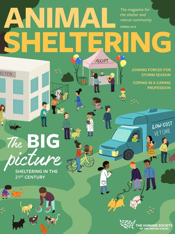 Animal Sheltering Spring 2018 cover