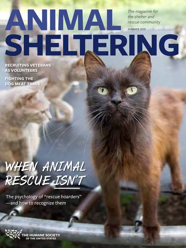 Animal Sheltering Summer 2018 cover