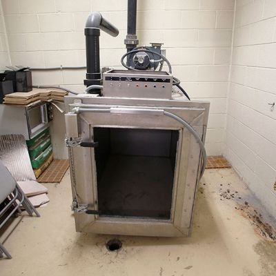 A gas chamber used in a Utah shelter until 2014