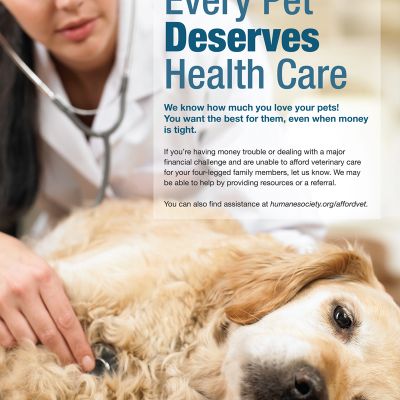 Every pet deserves health care