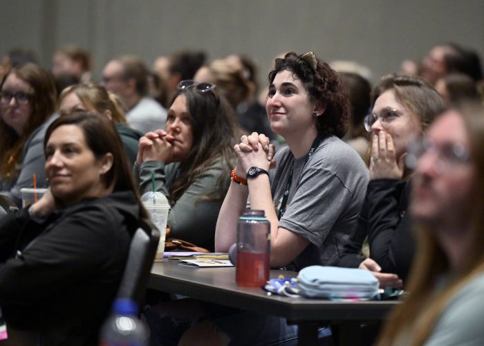 Attendees at a workshop